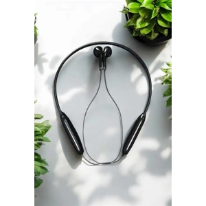 Kablolu Boyun Askılı Dijital Göstergeli Bluetooth Kulaklığı 60 Saat