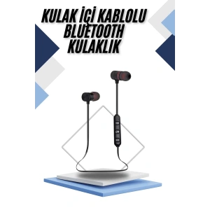 Kablolu Kulakiçi Bluetooth Kulaklık Mıknatıslı ANC Özellikli Yüksek Ses Kaliteli