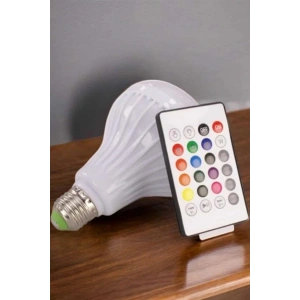 Kablosuz Bluetooth Hoparlör Led Lamba