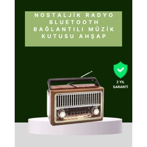 Kablosuz Bluetooth Hoparlör ve FM Radyo