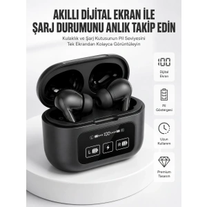 Kablosuz Bluetooth Kulaklık Pro Yeni Nesil Dokunmatik Kontrol
