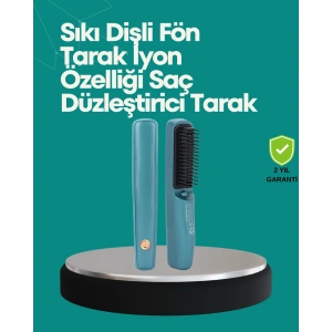 Kablosuz Saç Düzleştirici Tarak – 2600 mAh Şarjlı Model