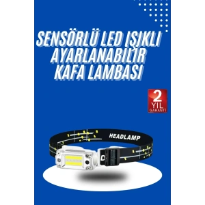 Kafa Lambası, Su Geçirmez Kafa Feneri 3 Mod Aydınlatma