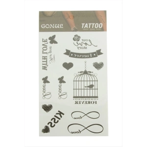Kafes Tattoo Dövme Sticker