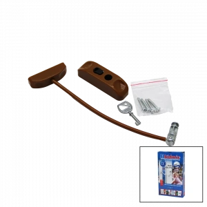 KAHVERENGİ HALATLI ANAHTARLI EMNYET KİLİT (5047)