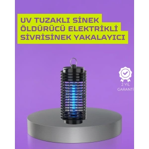 Kapalı ve Açık Alanlarda Etkili Elektrikli Sivrisinek Katili – UV Işıklı Tuzak