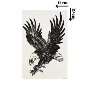 Kartal Geçici Dövme Şablonu - FF037