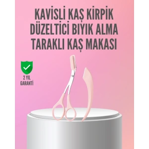 Kaş ve Kirpik Şekillendirme İçin Yüz Bakım Makası