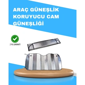 Katlanabilir Alüminyum Araç Güneşliği – UV Koruma ve Klima Tasarrufu Bir Arada