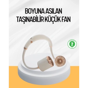 Katlanabilir Asılabilir Fan USB Şarjlı Hafif ve Sessiz Tasarım