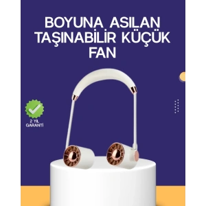 Katlanabilir Asılabilir Mini Fan USB Şarjlı 3 Kademeli Sessiz