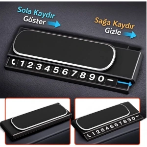 Kayar Kapaklı Torpido Üstü Fosforlu Numaratör