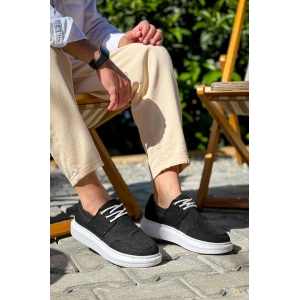 KB-042  Kuback Bağcıklı Siyah Günlük Erkek Ayakkabı