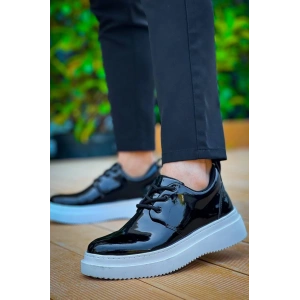 KB-X3  Kuback Siyah Rugan  Bağcıklı  Günlük Erkek  Ayakkabı