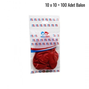 KIRMIZI 100PCS BALON G-90A (5047)