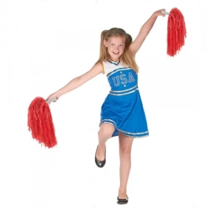 Kırmızı Renk Gösteri Ponponu Çift