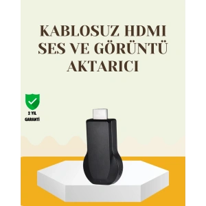 Kompakt HDMI Kablosuz Dongle – 1080p Görüntü ve Plug‑and‑Play Kurulum