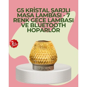 Kristal Tasarımlı Kablosuz Bluetooth 5.1 Hoparlör