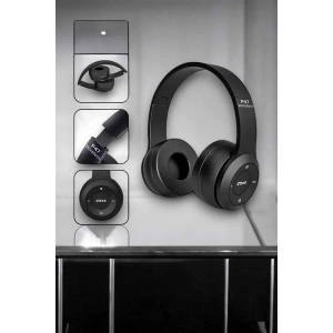 Kulak Üstü TF Kart ve AUX Destekli Ergonomik Bluetooth Kulaklık