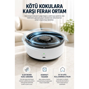 Küllük Duman Giderici Temizlenebilir Elektronik Pilli