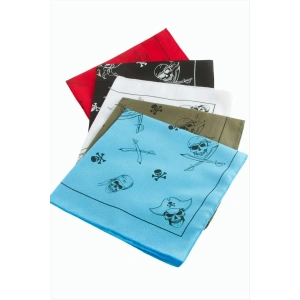 Kuru Kafa Desenli Keten Bandana 50*50