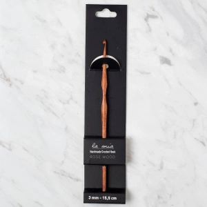 La Mia Rosewood 3 mm 15.5 cm Ahşap Yün Tığ