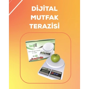LCD Ekranlı Yüksek Hassasiyetli Dijital Mutfak Terazisi