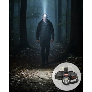 LED Sensörlü Şarjlı Kafa Feneri LCD Ekranlı 30W Güçlü Işık