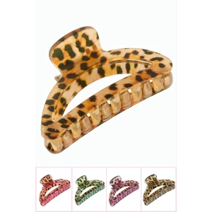 Leopar Desenli Oval Mandal Toka 8 cm