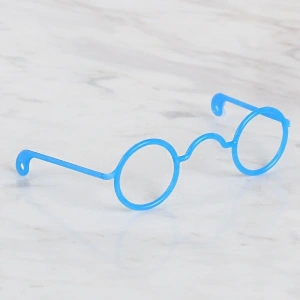 Loren Plastik Amigurumi Gözlük Koyu Mavi