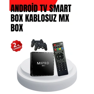 M8Pro 2GB RAM + 64GB Retro Oyunlu TV Box