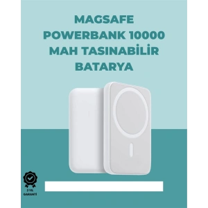MagSafe Manyetik Powerbank – iPhone İçin Hızlı, Kablosuz ve Güvenli Şarj