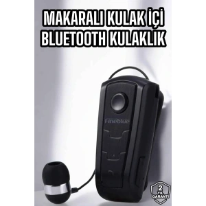 Makaralı Bluetooth Kulaklık Çağrı Cevaplama Kablolu Uzun Pil Ömrü