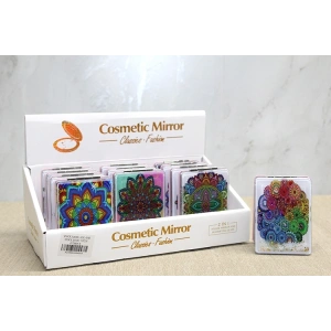 Mandala Desenli Hareketli Sulu El Aynası - Model 2