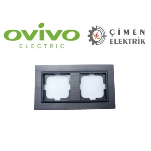 Manyatik Gri İkili Çerçeve Quantum - Priz ve Anahtar İçin Uyumlu Çerçeve