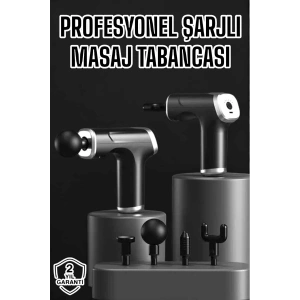 Masaj Aleti Masaj Tabancası Darbeli Şarjlı Kas Ve Vücut Ağrıları İçin