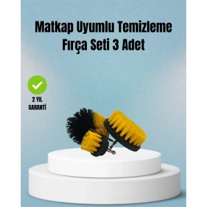 Matkap Uyumlu Temizlik Fırçası – Kablolu ve Akülü Matkaplarla Kullanılabilir