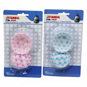 MAVİ KARTELA - ORTA MUFFİN KAĞIT KEK KAPSÜLÜ (5047)