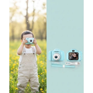 Mavi Mini HD Dijital Kamera Video ve Fotoğraf Çekimli Şarjlı Taşınabilir Kayıt Cihazı