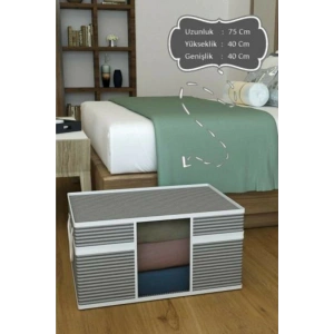 Mega Boy Pencereli Hurç Çok Amaçlı Düzenleyici Saklama Kutusu 40x40x75 Cm 0256