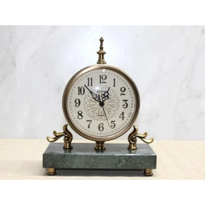 Mermer Tabanlı Masaüstü Saat