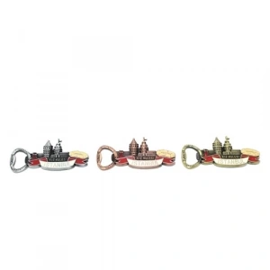 Metal İstanbul Temalı Yöresel Magnet Açacak Model 3