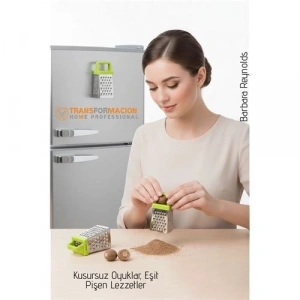 Mıknatıslı Mini Rende 5 cm – Paslanmaz Gurme Baharat Rendesi & Buzdolabı Magneti