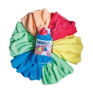 Mikrofiber Havlu Mop Welsoft Kartelalı Bx40
