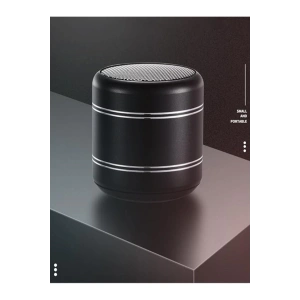 Mini Alüminyum Tws Kablosuz Bluetooth Hoparlör – Yuvarlak Metal Tasarım, Yüksek Bas Ve Taşınabilir Özellikler