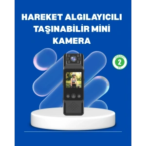 Mini Kamera 1080P Full HD Döner Lens Taşınabilir
