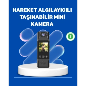 Mini Kamera 1080P Full HD Döner Lens Taşınabilir