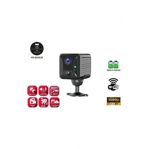 Mini Pır Sensörlü Algılamalı Sesli Konuşmalı 1080p Hd Wifi Kamera