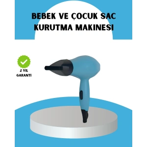 Mini Saç Kurutma Makinesi – Sessiz, Güvenli ve Hafif – Çocuklar İçin Özel Tasarım