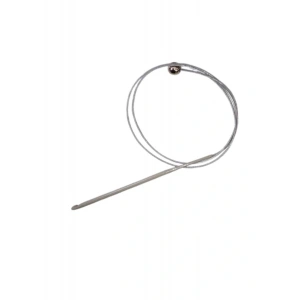 Misinalı Çelik Stoplu Tığ Şiş 6 Numara 60 cm